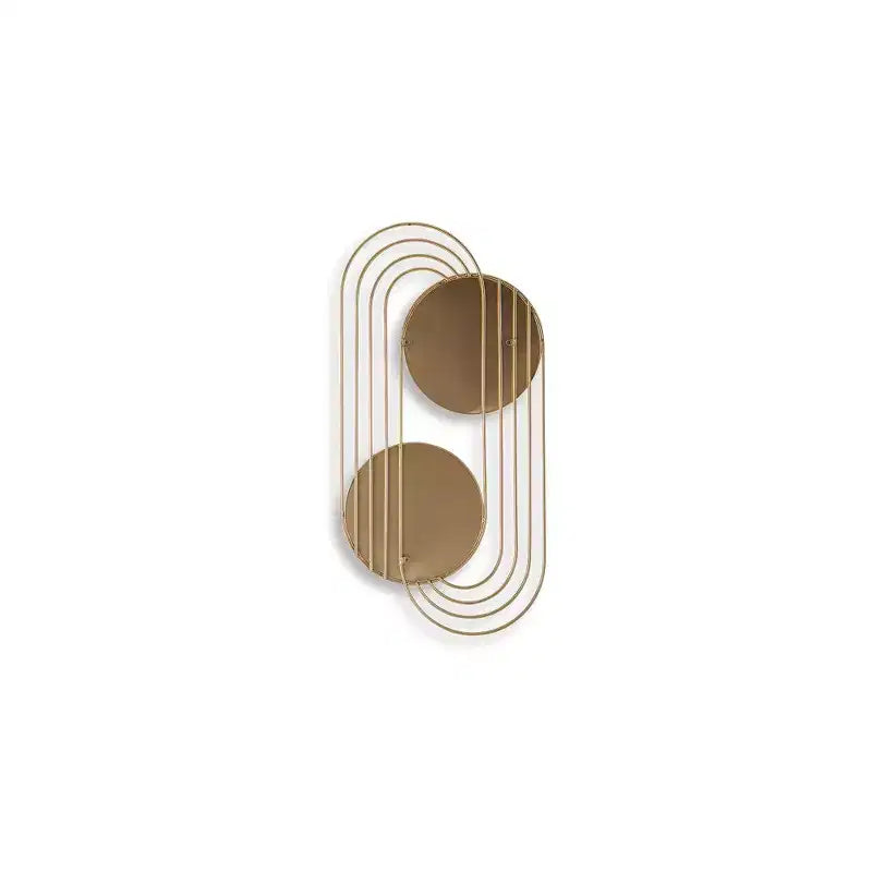 Miroir mural d'appoint contemporain Warrenley Signature Design by Ashley avec cadre doré