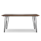 Table à manger rectangulaire industrielle Moreno 66 x 40 pouces