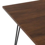 Table à manger rectangulaire industrielle Moreno 66 x 40 pouces