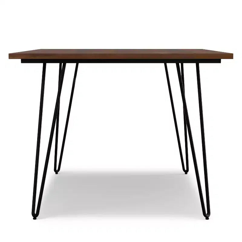 Table à manger rectangulaire industrielle Moreno 66 x 40 pouces