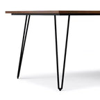 Table à manger rectangulaire industrielle Moreno 66 x 40 pouces