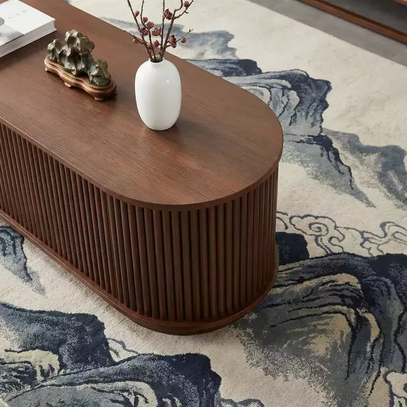 JVNOXK Meuble TV en bois de style rustique avec rangements à portes coulissantes, 167 cm, adapté aux télévisions de 75 pouces et moins ; idéal pour les salons, noyer