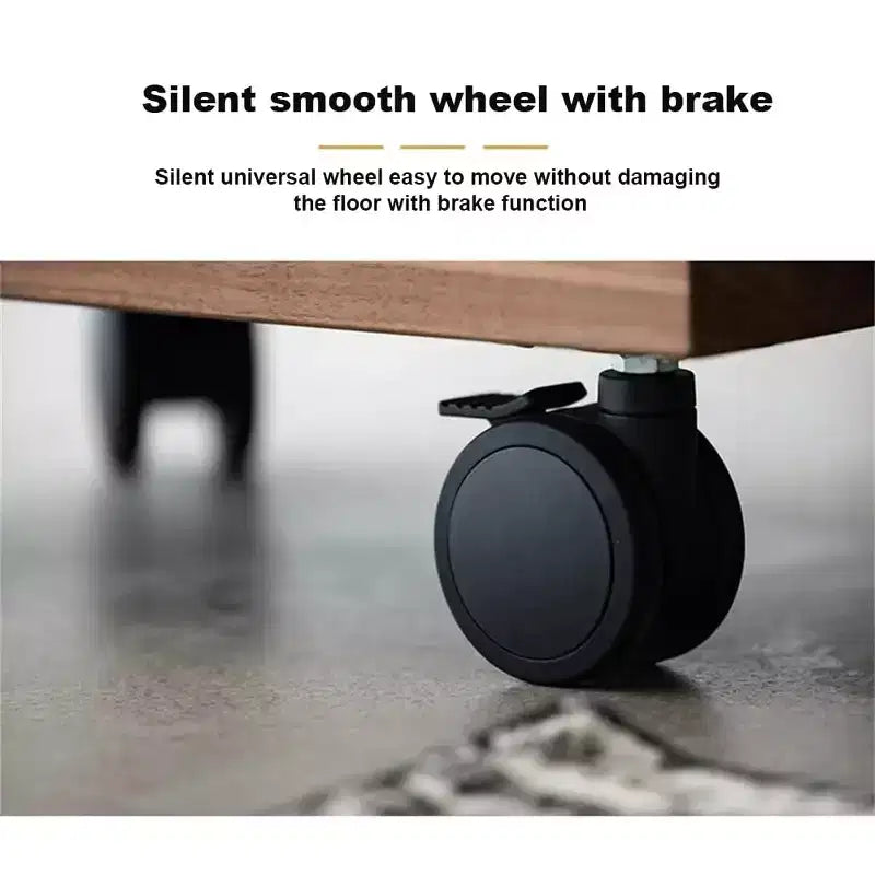 Table d'appoint en C, plateau TV pivotant à 360°, hauteur réglable (18-24 po), lot de 1. Parfait pour les petits espaces et les canapés.
