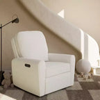 Fauteuil inclinable, pivotant et coulissant électrique de luxe Amalfi de Storkcraft avec double port de chargement USB
