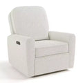 Storkcraft Amalfi Deluxe Power Recliner Swivel Glider with Dual USB Charging