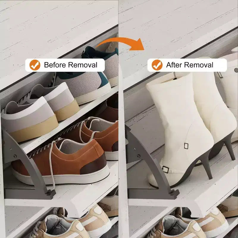 Meuble à chaussures avec 3 tiroirs basculants, meuble à chaussures en bois avec étagères réglables, organiseur de rangement de chaussures à 4 niveaux pour entrée, couloir, salon