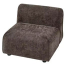 Fauteuil d'appoint rembourré avec pouf Lazy Single Sofa Lounge Chair Fauteuil de loisirs rembourré doux - ModernLuxe