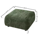 Fauteuil d'appoint rembourré avec pouf Lazy Single Sofa Lounge Chair Fauteuil de loisirs rembourré doux - ModernLuxe