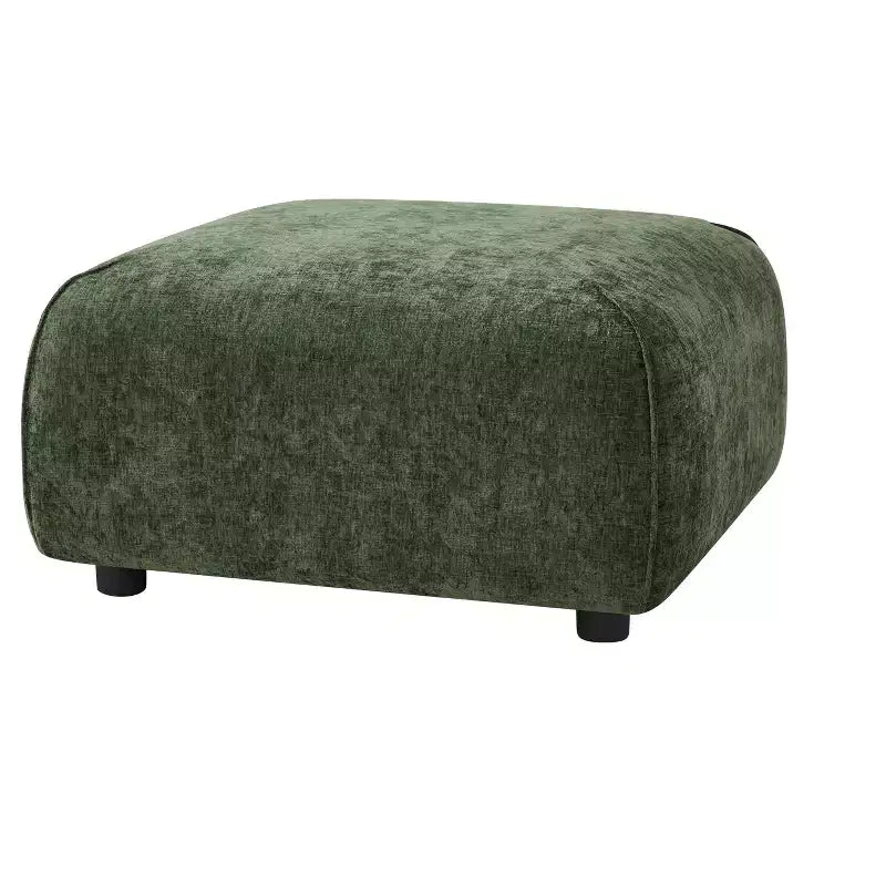 Fauteuil d'appoint rembourré avec pouf Lazy Single Sofa Lounge Chair Fauteuil de loisirs rembourré doux - ModernLuxe