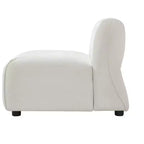 Fauteuil d'appoint rembourré avec pouf Lazy Single Sofa Lounge Chair Fauteuil de loisirs rembourré doux - ModernLuxe