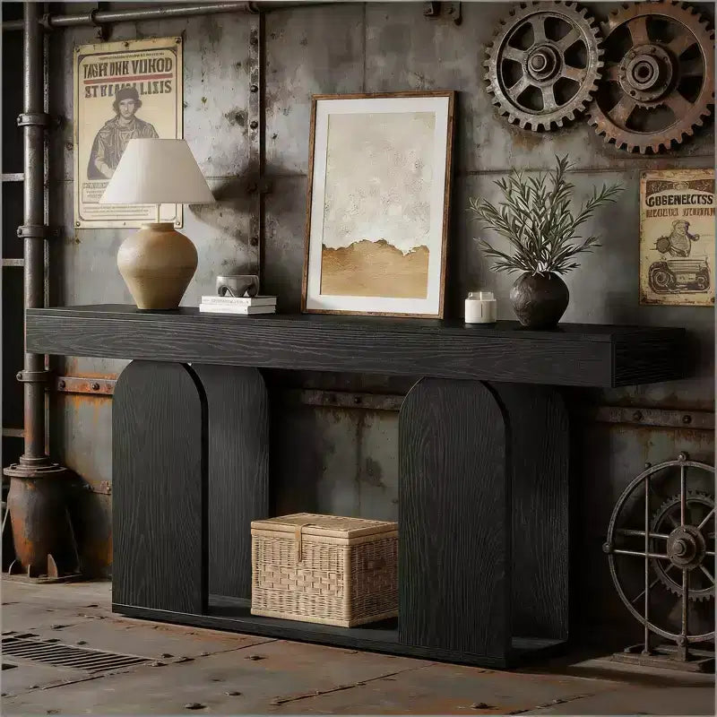Console, Table d'appoint rustique pour canapé ou entrée