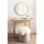 Table console Jovie en bois de Kate and Laurel, 38x14x30, Naturel
