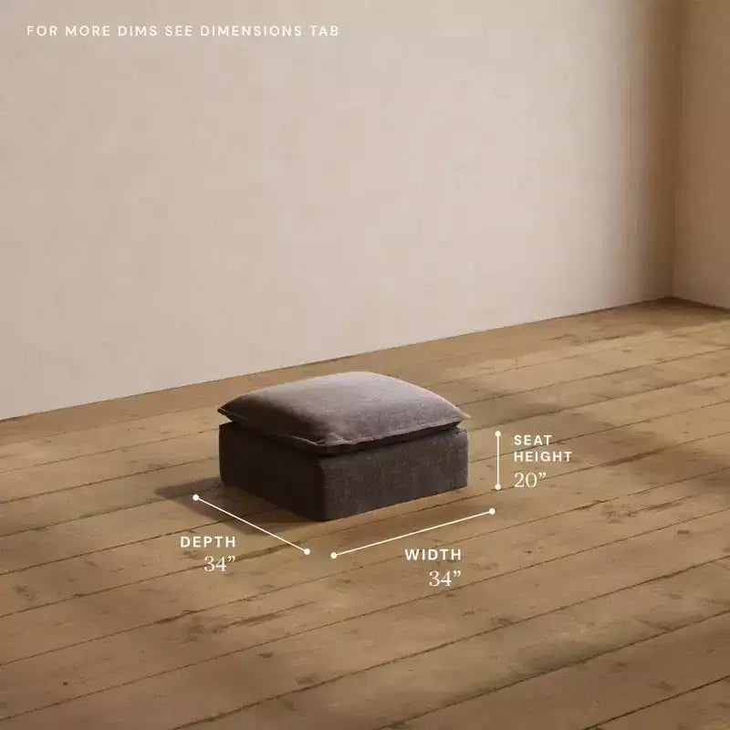 Anabei Pouf Modulaire Lavable | Siège Memorix+
