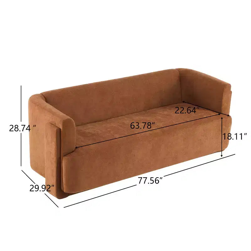 Christopher Knight Home Karsen Canapé 3 places moderne 77.56 en bois rembourré