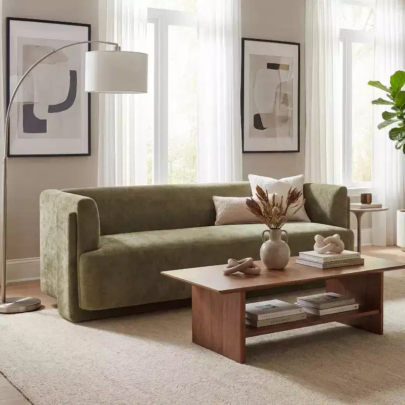 Christopher Knight Home Karsen Canapé 3 places moderne 77.56 en bois rembourré