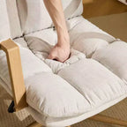 Karl Home Fauteuil moderne rembourré, chaise de bureau ergonomique avec hauteur réglable, pivotant à 360°, roulettes, chaise d'appoint coiffeuse