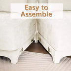 Homy Casa Canapé 3 places en chenille avec coussins lombaires, canapé rembourré moderne pour salon