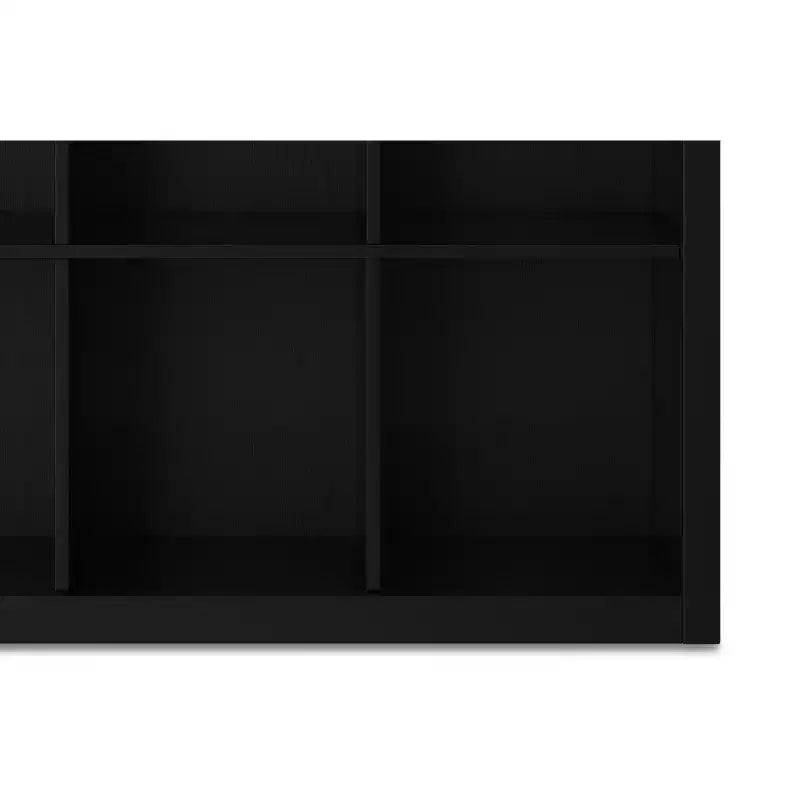 Bibliothèque et unité de rangement transitionnelle à 9 casiers Stratford en BOIS MASSIF de 45 po x 43 po