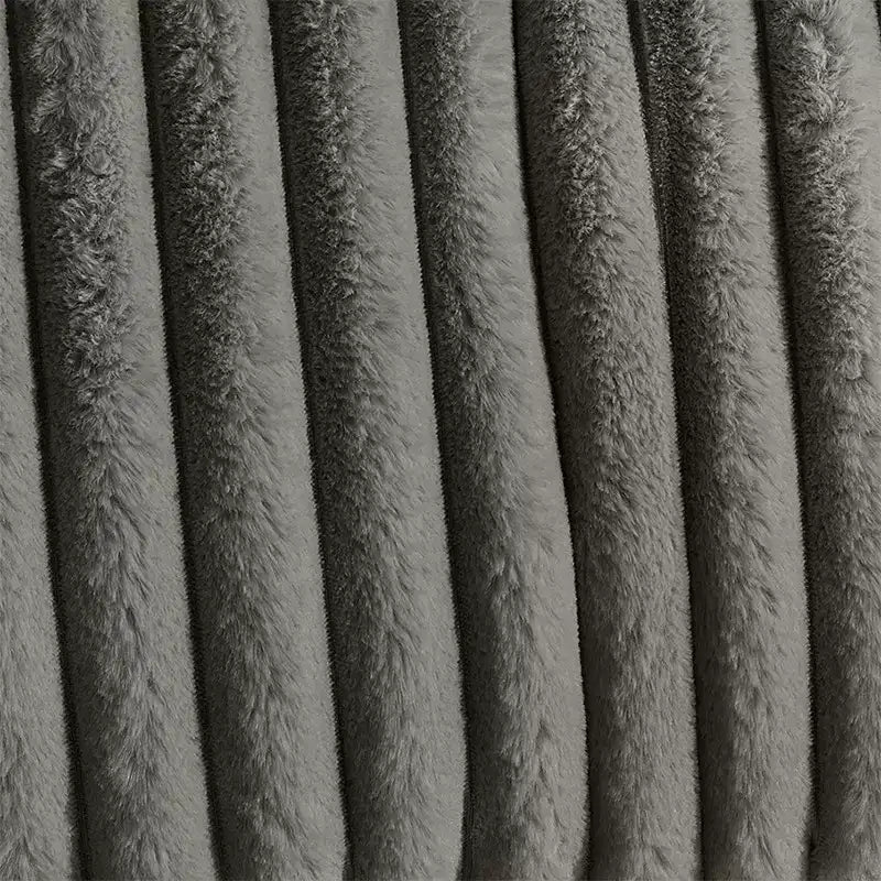 Pouf Louth Wale en velours côtelé et demi-lune - iNSPIRE Q