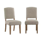 Chaises de salle à manger capitonnées Cobble Hill (lot de 2) - iNSPIREQ