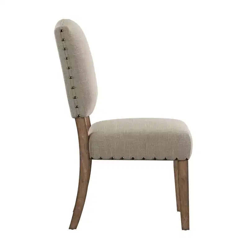 Chaises de salle à manger capitonnées Cobble Hill (lot de 2) - iNSPIREQ