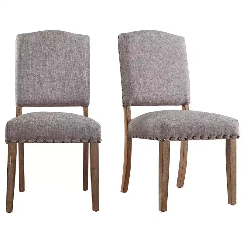 Chaises de salle à manger capitonnées Cobble Hill (lot de 2) - iNSPIREQ