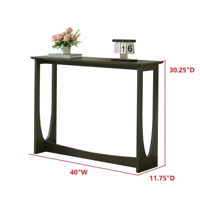 Kings Brand Furniture Console Table étroite 2 niveaux rectangulaire moderne Table de canapé pour entrée, couloir, salon