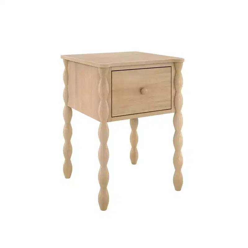 Table de chevet Jenny Lind à 1 tiroir (456x456/18x18)