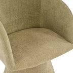 Christopher Knight Home Chai, chaises de salle à manger modernes rembourrées en métal pivotantes à 180° (Lot de 2)