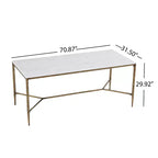 Table de salle à manger Yvanna 7 pièces de Christopher Knight Home de style industriel chic, en pierre frittée forgée à la main, avec chaises de salle à manger rembourrées à accoudoirs.