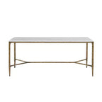 Table de salle à manger Yvanna 7 pièces de Christopher Knight Home de style industriel chic, en pierre frittée forgée à la main, avec chaises de salle à manger rembourrées à accoudoirs.