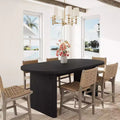 Oval Dining Table  Seats 6-8, Farmhouse Kitchen Table, 63 Long, Choose Color for Dining Room or Living Room