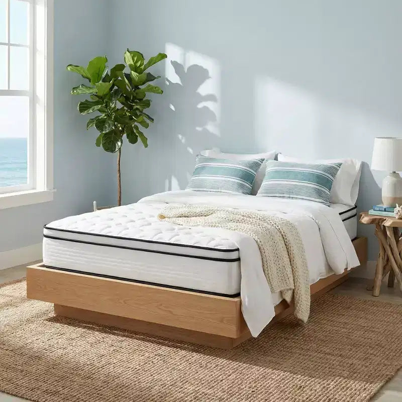 Atlas Mattress 10 Twin Innerspring Mattress, Breathable Cover, Medium Firmness