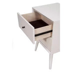 Table de chevet Flynn, Blanc