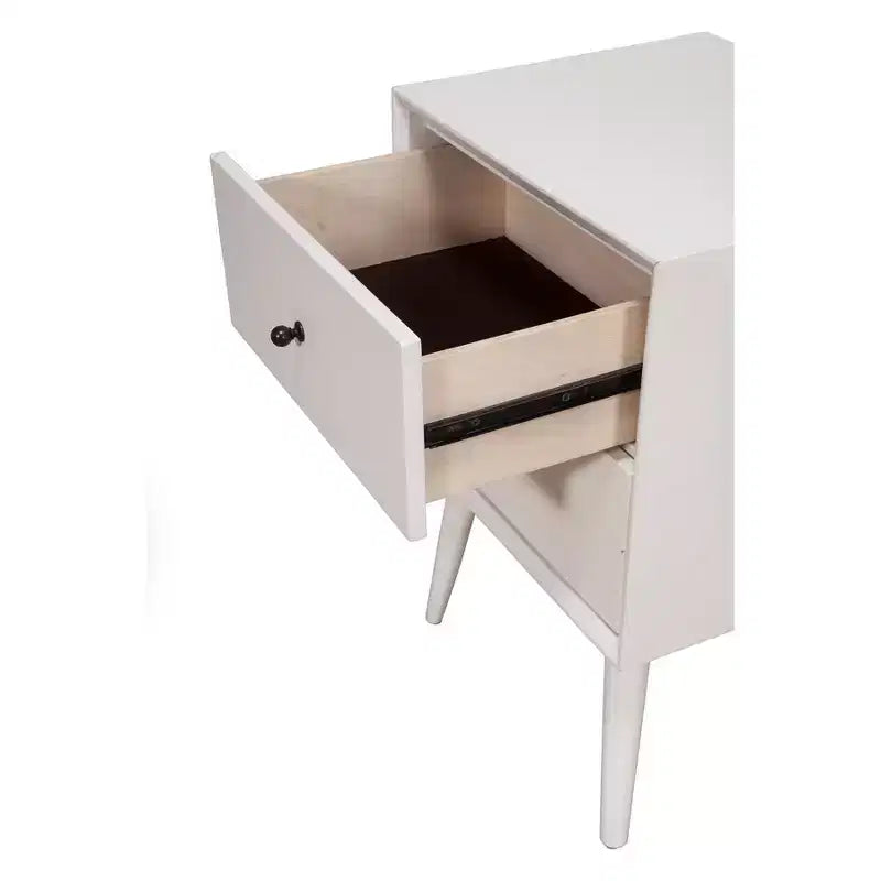 Table de chevet Flynn, Blanc