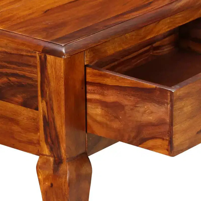 vidaXL Console Table Bois d'acacia Bois massif naturel Acacia moyen - Marron