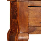 vidaXL Console Table Bois d'acacia Bois massif naturel Acacia moyen - Marron