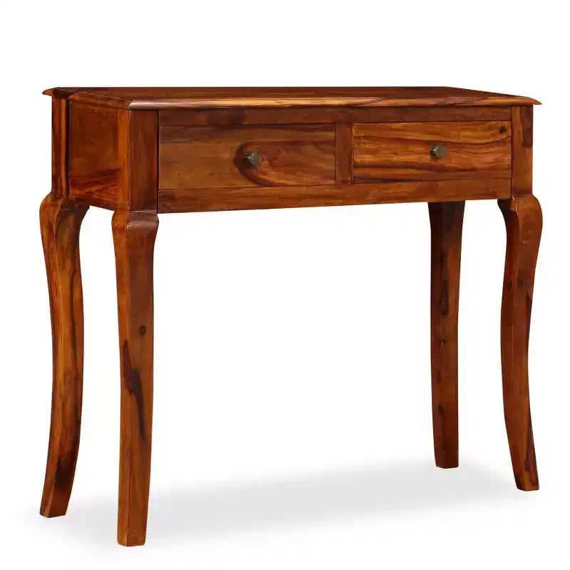 vidaXL Console Table Bois d'acacia Bois massif naturel Acacia moyen - Marron