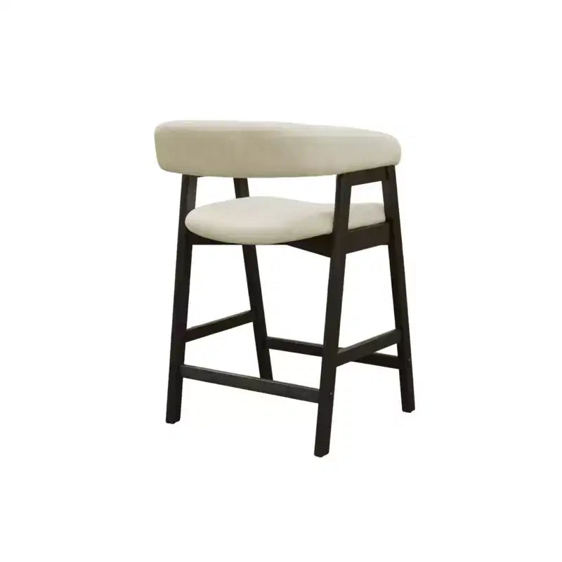 Chaises de comptoir Cove, noir vintage (lot de 2)