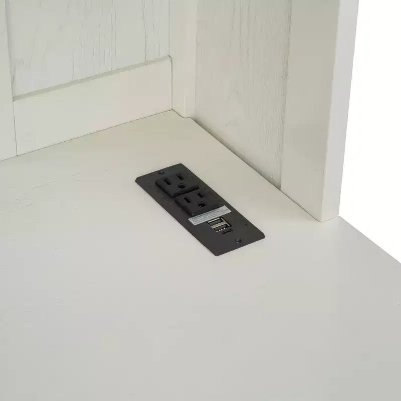 Lit mezzanine tout-en-un Luxystar pour lit simple avec armoire intégrée, bureau, étagères, tablette coulissante pour clavier et spot lumineux