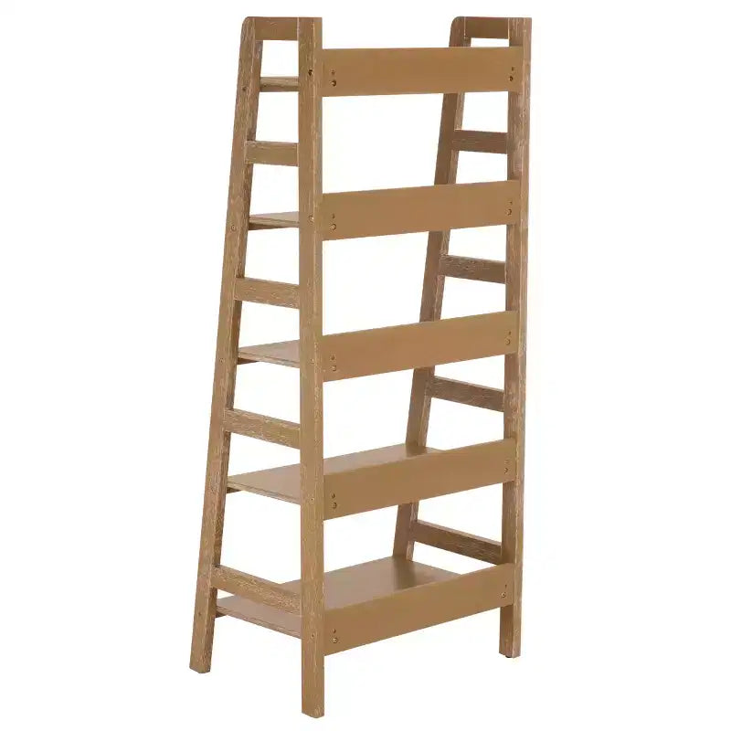 Bibliothèque à 5 niveaux Amanda - Beige - SEI