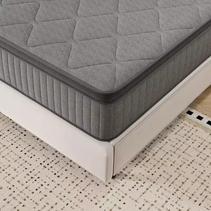 Matelas hybride ferme à mémoire de forme infusé de gel Novilla de 8/10/12/14 pouces, livré en boîte