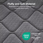 Matelas hybride ferme à mémoire de forme infusé de gel Novilla de 8/10/12/14 pouces, livré en boîte