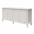 Buffet GDFStudio Abigail en bois rustique avec étagères réglables