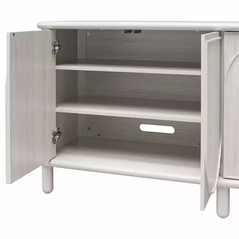 Buffet GDFStudio Abigail en bois rustique avec étagères réglables