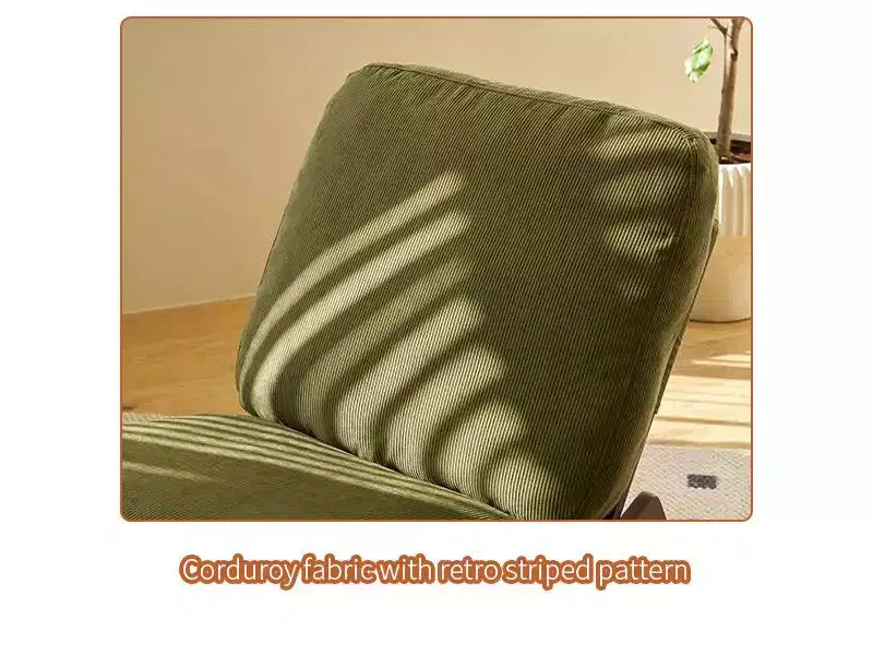 Fauteuil à bascule rétro en bois massif pour chambre de bébé et salon - Mouvement de glisse doux