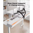 Bureau d'angle électrique assis-debout en forme de L, 63 pouces, ergonomique et réglable en hauteur avec tiroirs, table d'ordinateur assis-debout avec rangement pour le bureau et la maison