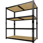 40x20x60 Storage Shelving Rack, 4-Level Adjustable Metal Garage Shelf,MDF Boards,2000 lb Capacity Utility Organizer