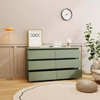 GDFStudio Sergei Modern Wooden 6-Drawer Dresser with Smooth Operation