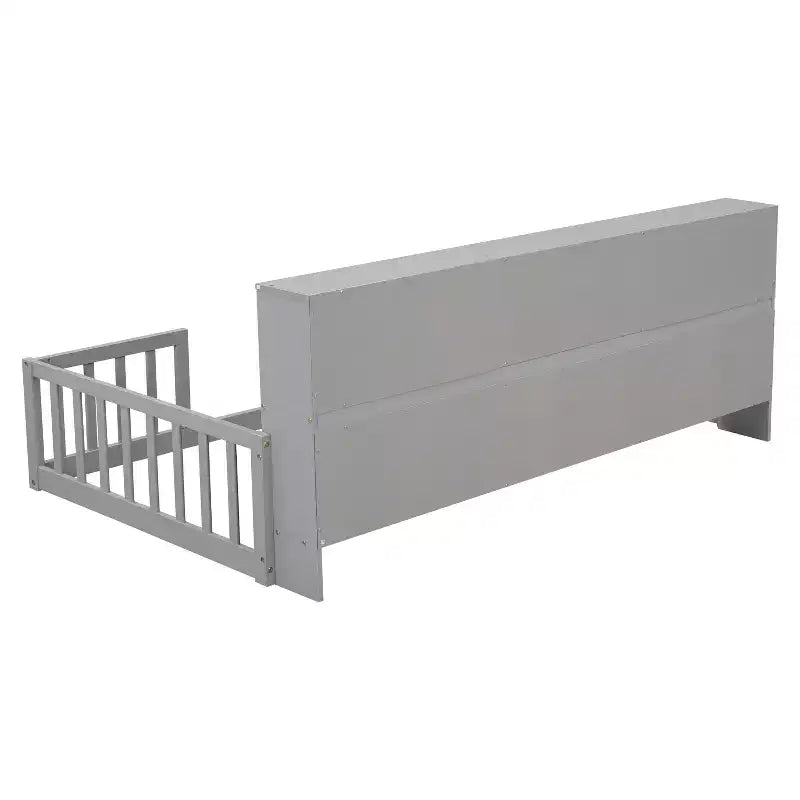 Cadre de lit jumeau MAYEERTY, pas besoin de sommier tapissier, design silencieux, métal robuste